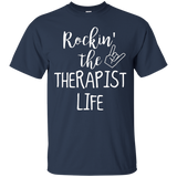 Rockin the therapist Life T-Shirt_Black