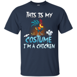 I'm A Chicken Costume Halloween Shirt Halloween T Shirt_black=