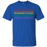 Science Is Real Black Lives Matter Tee Gift T-shirt Shirt_Black