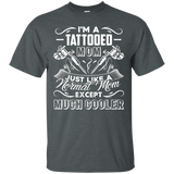 Tattoo Mom Shirt - I'm A Tattooed Mom Tee Shirt_Black