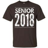 Senior Class Of 2018 T-Shirt Graduation Tee_Black