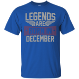Legends Are Born In December T-shirt, Birthday Gift T Shirt