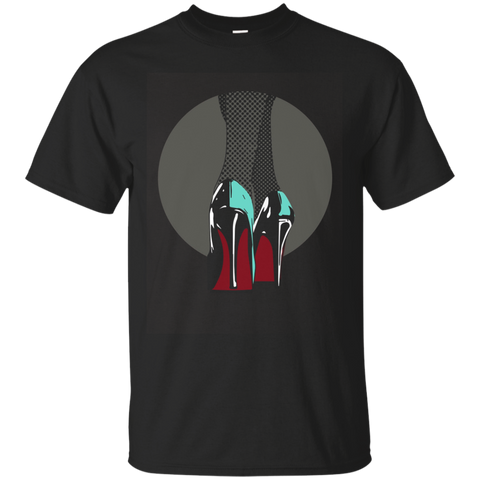 Legs Highheels Grafic Red Shoes Tee T-shirt