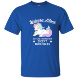 Womens Unicorn Mom Except Much Cooler Shirt_navy=