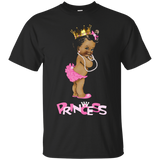 Cute Ethnic Princess Team Girl Baby Gender Reveal T-shirt_black