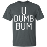 U Dumb Bum Team Sports Political Take Knee T-shirt_black=