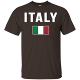 Italy T-shirt Italian National Country Flag Tee Italia