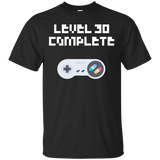 Level 30 Complete Shirt Funny Video Games 30th Birthday Tee