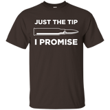 Just The-tip I-promise T-shirt Funny M855 Bullet Tshirt_black=