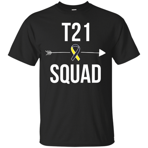 Down Syndrome - T21 Squad T-shirt_black=