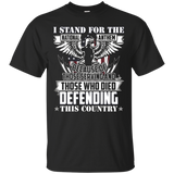 I Stand For The National Anthem Veteran T-shirt_black=