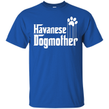 Womens Havanese Dog Mom T-shirt_black=