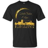 Lake Charles Louisiana Eclipse Distressed Souvenir