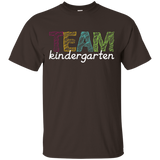 Team Kindergarten Teacher T-shirt Back To School_black=