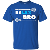 ReLAX Bro Lacrosse Player T-Shirt_Black