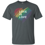 Love Is Love Rainbow T-shirt - Gay Lesbian Pride Shirts
