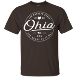 Ohio T-Shirt, US State Travel Vacation Shirts OH USA Tees_Black
