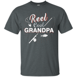Reel Cool Grandpa Shirt Funny Fishing T Shirt For Grandpa_Black