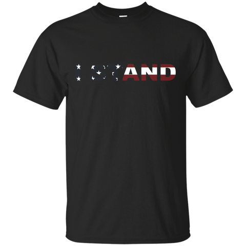 I Stand For The National Anthem Patriotic T-shirt_black