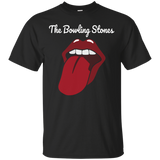 The Bowling Stones -amusing Funny Best Bowling Team T-shirt_black=