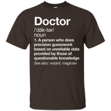 Doctor Definition T-shirt Funny Medical Work Gift Tee_black=