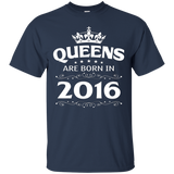 Queens Are Born In 2016 1 Year Old 1st Birthday Gift Ideas_black=