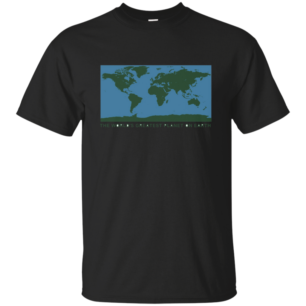 The World's Greatest Planet On Earth T-Shirt - Earth Shirt_Black