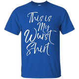 This is my Wurst Shirt Funny German Bratwurst Food Pun Tee_Black