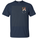 Merica Pocket Corgi Funny Dog T-Shirt_Dark