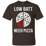 Low Batt Need Pizza Funny Pizza T-shirt