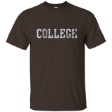 Retro College Funny T Shirt_Navy