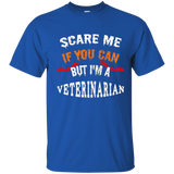 Scare Me If You Can But I'm A Veterinarian Halloween T-Shirt_Navy