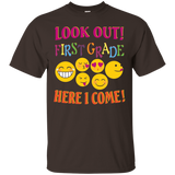 Look Out First Grade Here I Come Back To School Shirt