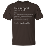 Tech Support Definition Shirt, Funny Cute Computer Nerd Gift_Black