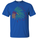 Native American Indian Headdress T-shirt_Black