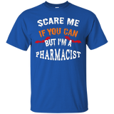Scare Me If You Can But I'm A Pharmacist Halloween T-Shirt_Black
