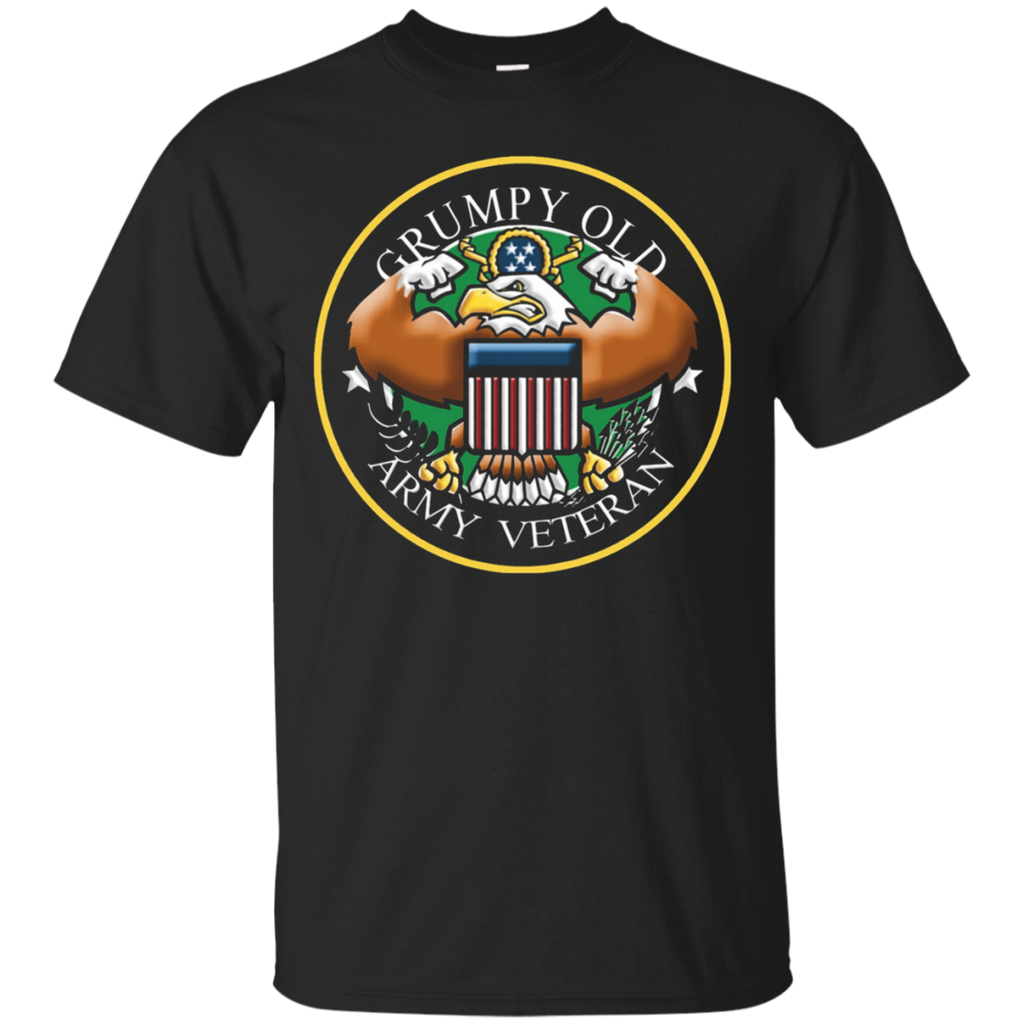 Grumpy Old Army Veteran Tshirt_black
