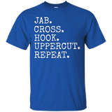 Jab Cross Hook Uppercut Repeat Funny Boxing