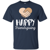 Happy Friendsgiving T-shirt For Thanksgiving And Friends_black