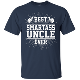 Mens Best Smartass Uncle Ever - Cool Family Gift T-shirts_black=