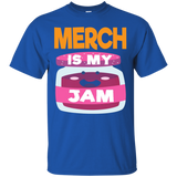 MERCH IS MY JAM Funny Merch Business T-Shirt_Black
