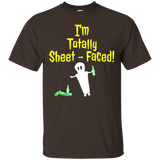 I'm Totally Sheet Faced! Halloween Beer Classic T Shirt_black=