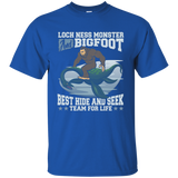 Loch Ness Monster And Bigfoot Shirts Best Hide And Seek Team