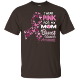 I Wear Pink For My Mom Breast Cancer Awareness_black=