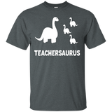 teacher saurus shirt_Black