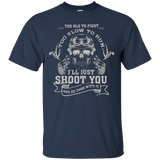 Cool Birthday T-shirt For Grandpa. Best Gift For Gun Lover._black