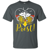 Oktoberfest T Shirt - Prost German Flag Heart Shirts_Black