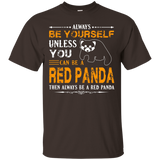Red Panda Shirt - Always Be Red Panda Shirt_Black