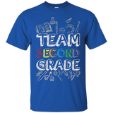 Team Second Grade T Shirt - Student Teacher Back To School_Black