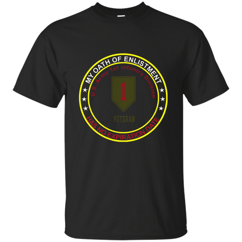 1st Infantry Division Veteran - My Oath Tshirt_black=